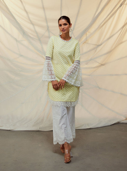 Aspen Yellow Kurta Set