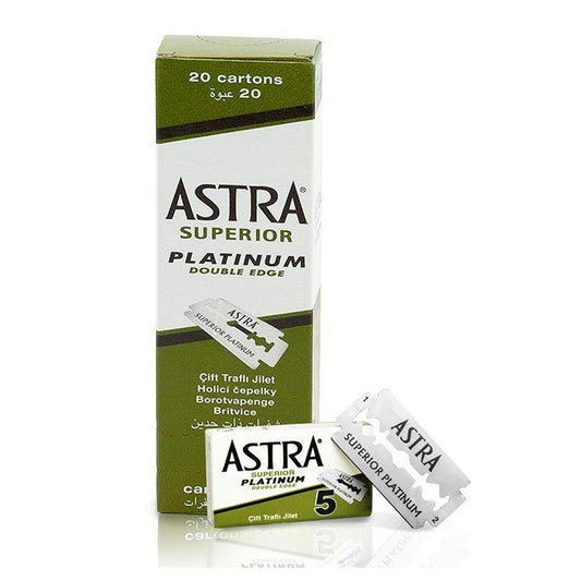 ASTRA SUPERIOR STAINLESS DOUBLE EDGE BLADES - 100 BLADES - Palms Fashion Inc.