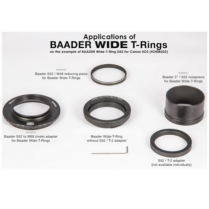 Baader Wide-T-Ring D52i for Nikon Z (TRING-NZW) Baader Planetarium