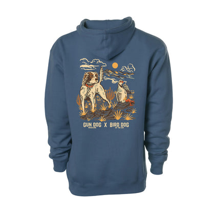 Storm Blue / XS / Orange & White Setter