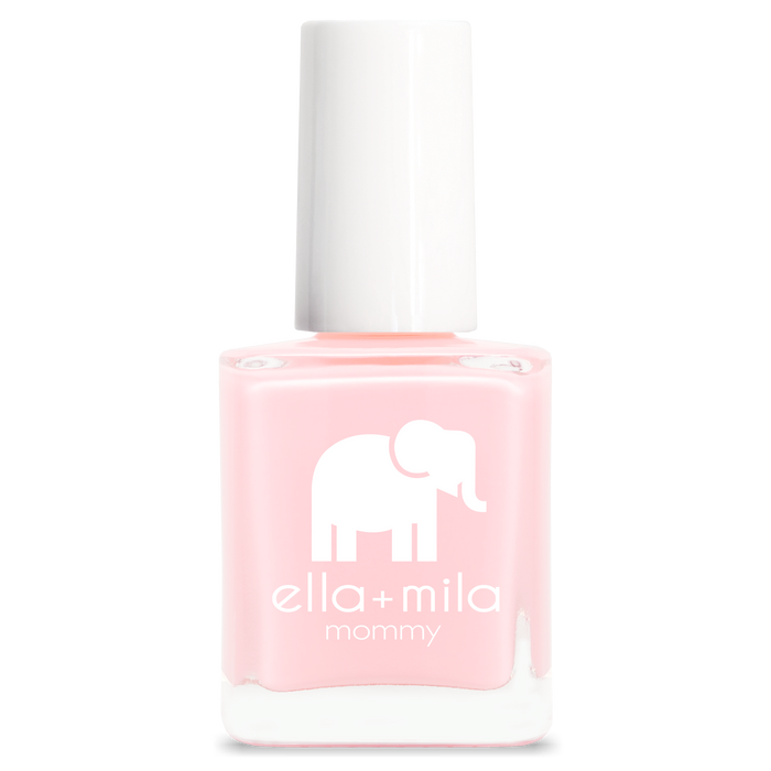 Blushing Dreams pastel bubblegum pink nail polish bottle – ella+mila
