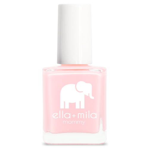 Blushing Dreams pastel bubblegum pink nail polish bottle – ella+mila