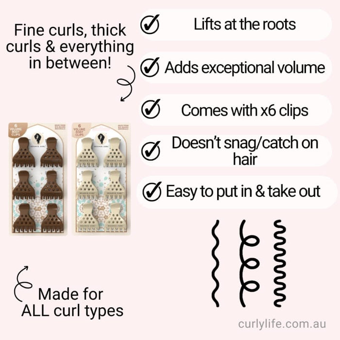 Bounce Curl Volume Root Clips