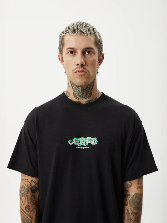 Break Through - Hemp Boxy T-Shirt | Black-Image 1