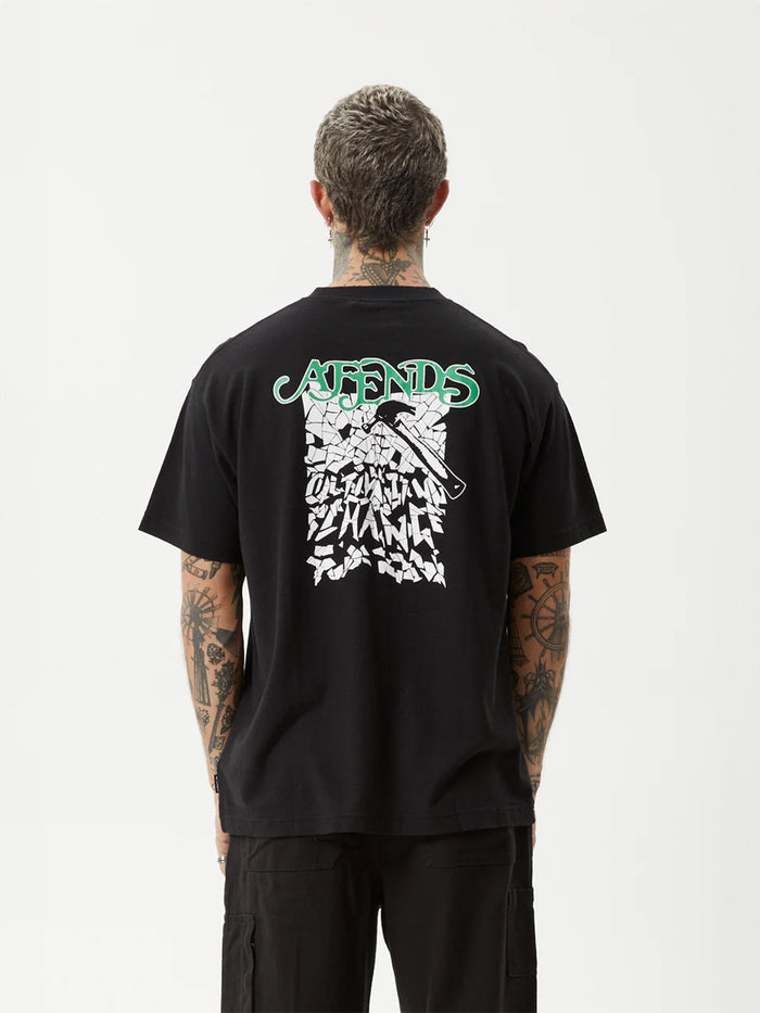 Break Through - Hemp Boxy T-Shirt | Black-Image 3