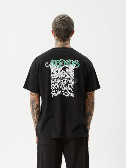Break Through - Hemp Boxy T-Shirt | Black-Image 3