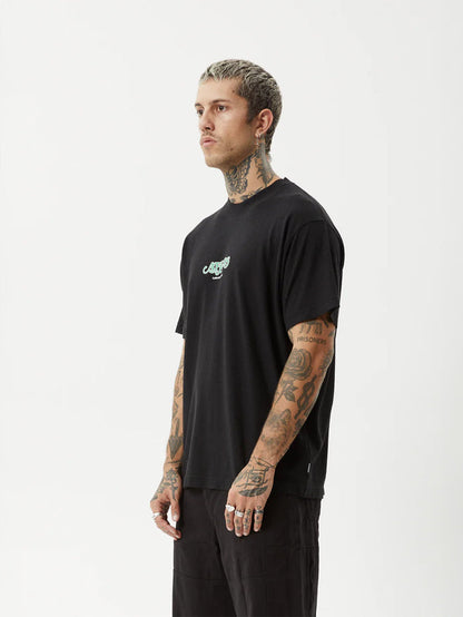 Break Through - Hemp Boxy T-Shirt | Black-Image 4