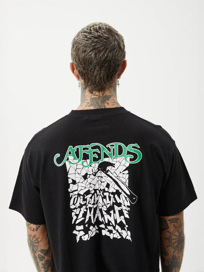 Break Through - Hemp Boxy T-Shirt | Black-Image 5