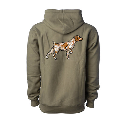Orange Roan Brittany / Olive (Premium Heavyweight) / XS