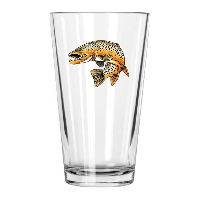 Brown Trout Pint Glass