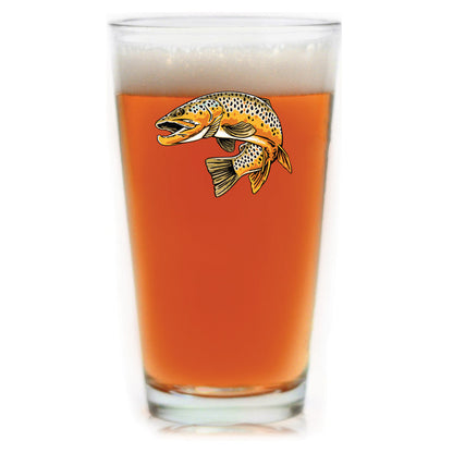 Brown Trout Pint Glass