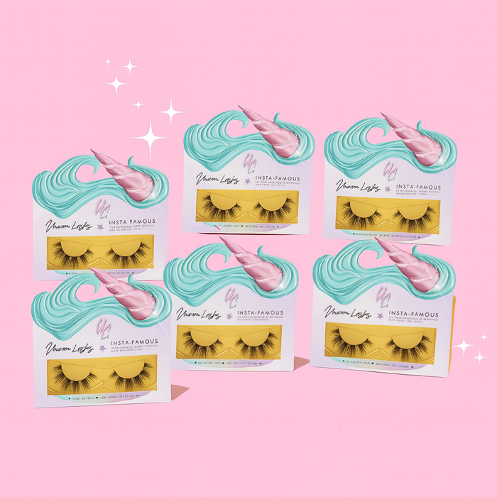 Budget Deal - Pick Any 6 Lashes - Unicorn Cosmetics