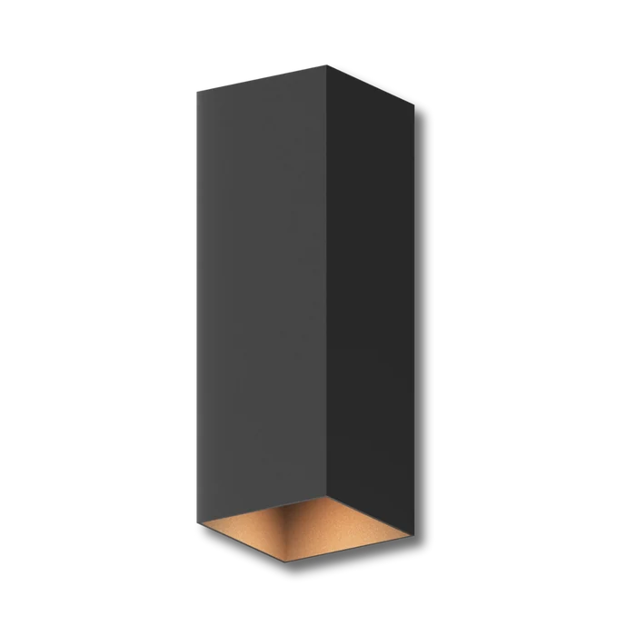 Calex Milan LED Wall Light - Up & Down - Black