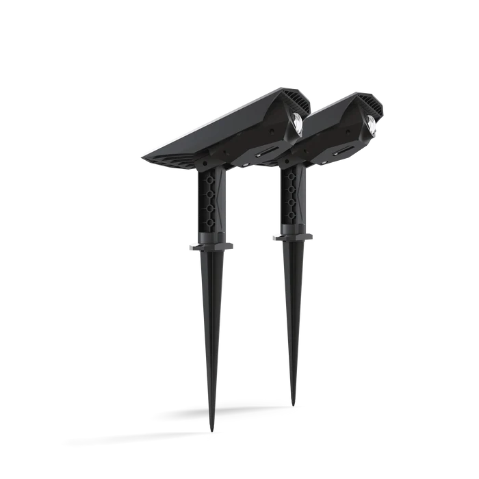 Calex Padoa Solar Garden spot - 2 Pack - Black