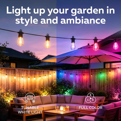 Calex String light 10M - Extendable - RGBIC + CCT