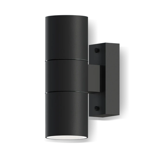 Calex Turin Wall Light - Up & Down - 2x GU10 - Black