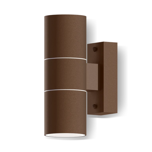 Calex Turin Wall Light - Up & Down - 2x GU10 - Rust