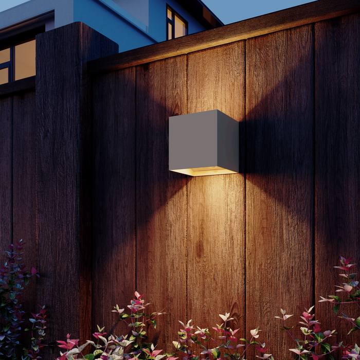 Calex Volterra Rechargeable Wall Light - Up & Down - Sand