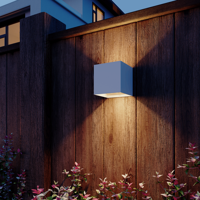 Calex Volterra Rechargeable Wall Light - Up & Down - White