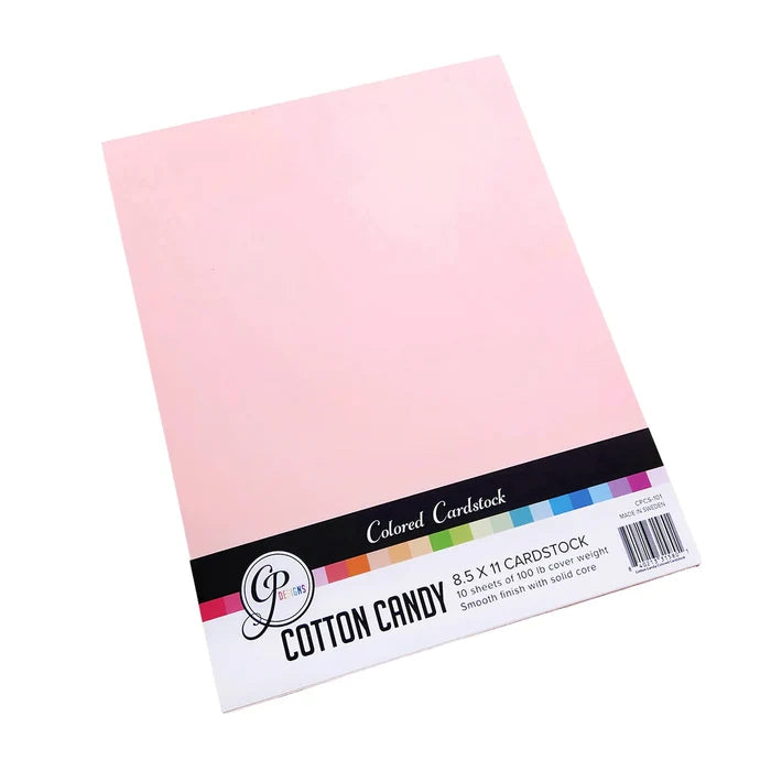 Catherine Pooler - Cardstock: Cotton Candy 8.5" x 11". Includes 10 sheets. Available at Embellish Away located in Bowmanville Ontario Canada