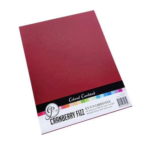 Catherine Pooler - Cardstock: Cranberry Fizz 8.5" x 11". Includes 10 sheets. Available at Embellish Away located in Bowmanville Ontario Canada