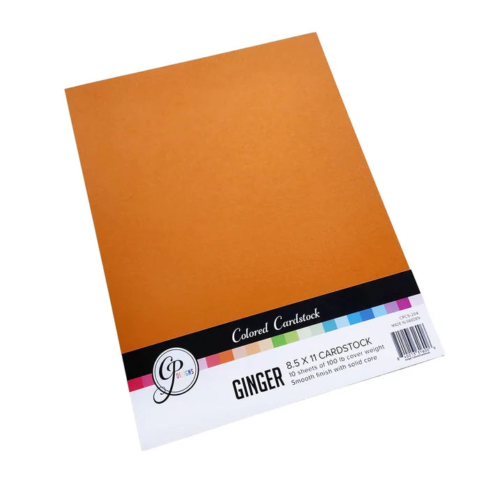 Catherine Pooler - Cardstock: Ginger 8.5" x 11". Includes 10 sheets. Available at Embellish Away located in Bowmanville Ontario Canada