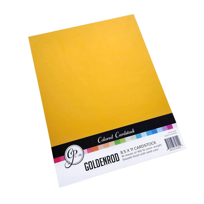 Catherine Pooler - Cardstock: Goldenrod 8.5" x 11". Includes 10 sheets. Available at Embellish Away located in Bowmanville Ontario Canada