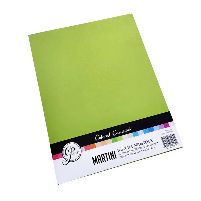 Catherine Pooler - Cardstock: Martini 8.5" x 11". Includes 10 sheets. Available at Embellish Away located in Bowmanville Ontario Canada
