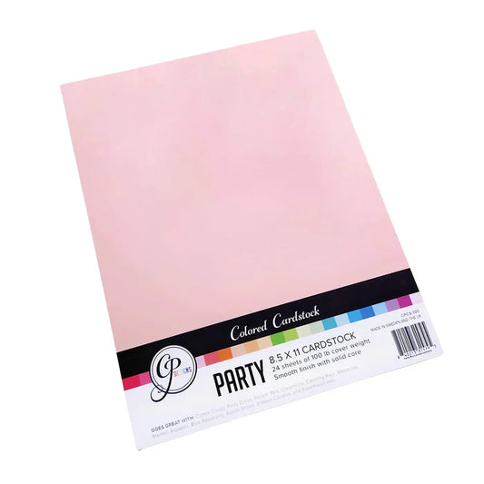 Catherine Pooler - Cardstock: Party Mix 8.5" x 11". Includes 24 sheets; 2 of each colour. Available at Embellish Away located in Bowmanville Ontario Canada