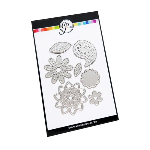 Catherine Pooler - Dies - Petals & Paisley. Available at Embellish Away located in Bowmanville Ontario Canada.