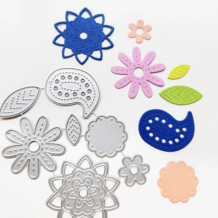 Catherine Pooler - Dies - Petals & Paisley. Available at Embellish Away located in Bowmanville Ontario Canada.