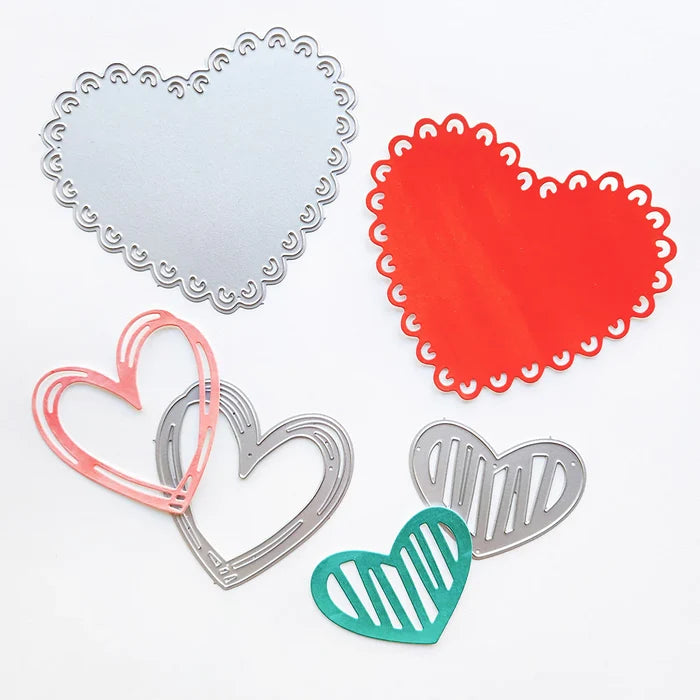 Catherine Pooler - Dies - Stack of Hearts. Available at Embellish Away located in Bowmanville Ontario Canada.