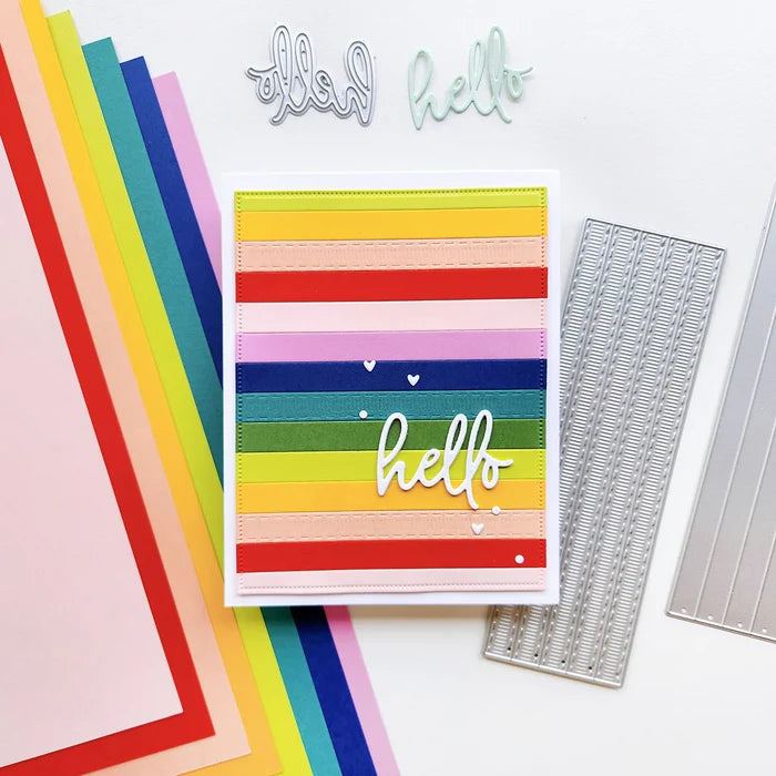 Catherine Pooler - Strip Dies - Grosgrain. Available at Embellish Away located in Bowmanville Ontario Canada. Example by brand ambassador.