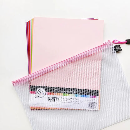 Catherine Pooler Designs - Storage - Large Project Pouches - Rainbow Set of 6. Measures 13" x 9.5". Available at Embellish Away in Bowmanville Ontario Canada.