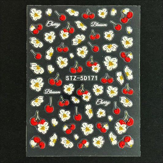 Cherries & Daisies Decal | Lula Beauty