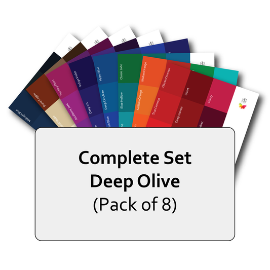 Complete Set of Deep Olive Postcard Prints