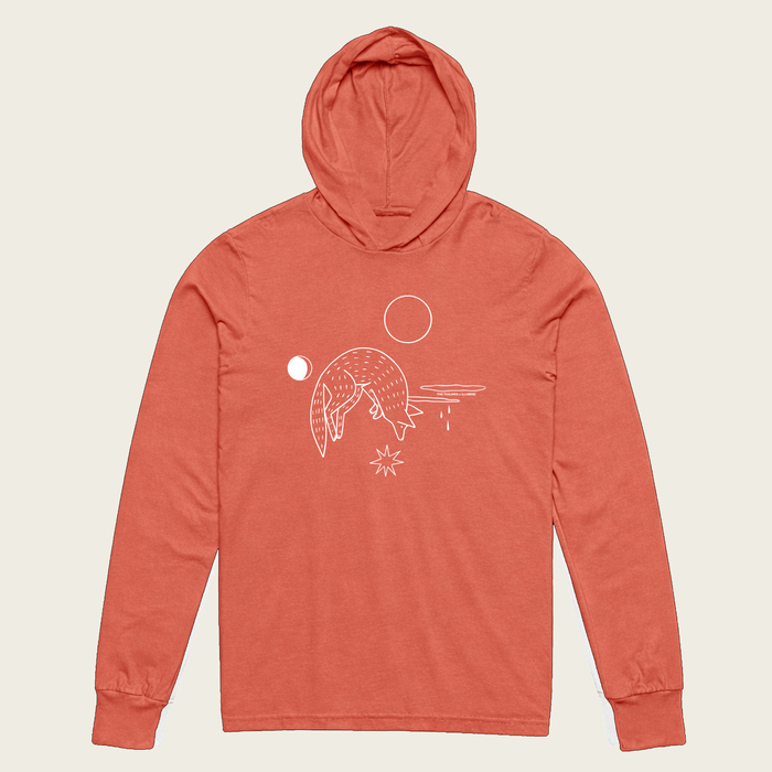 Coyote Desert Sun Hoodie - Heather Redwood