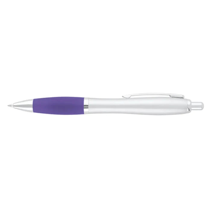 Curvaceous Silver Matte Gel Pen