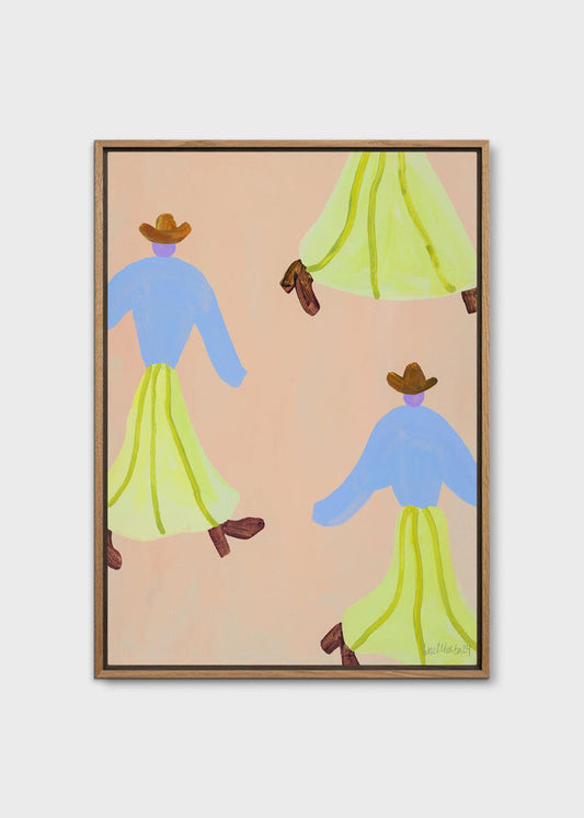 Dancing Cowgirls by Lise Uhrskov