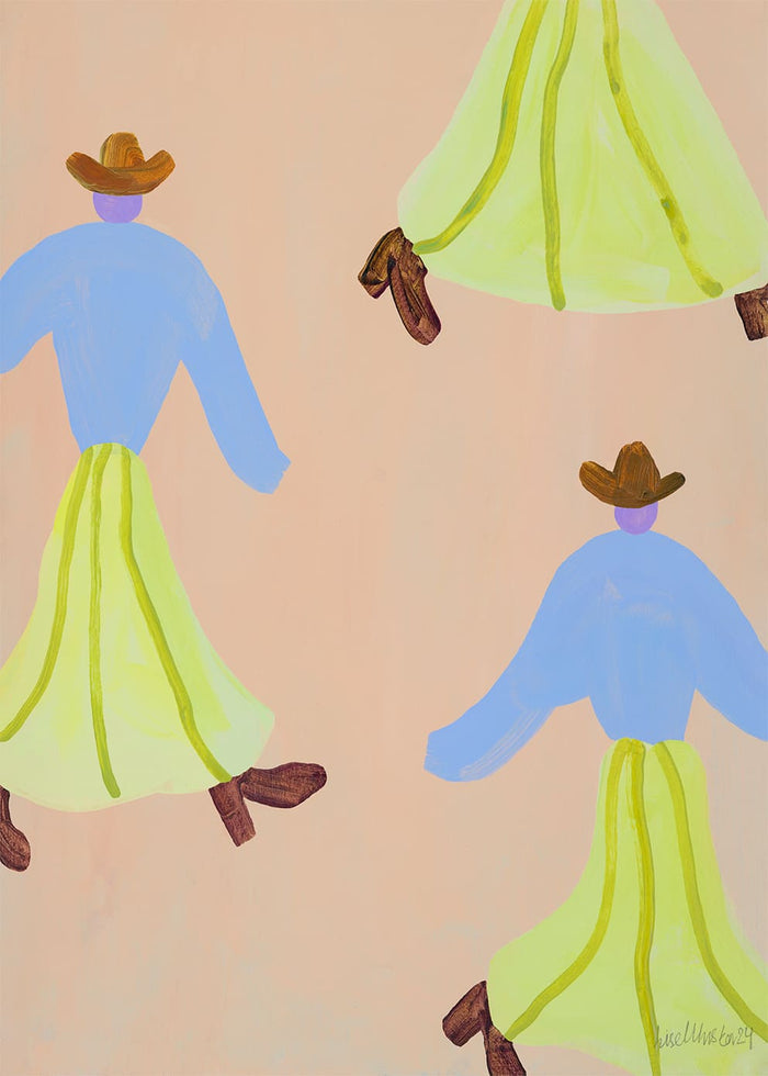 Dancing Cowgirls by Lise Uhrskov