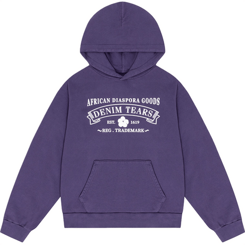 Denim Tears Hoodie Purple