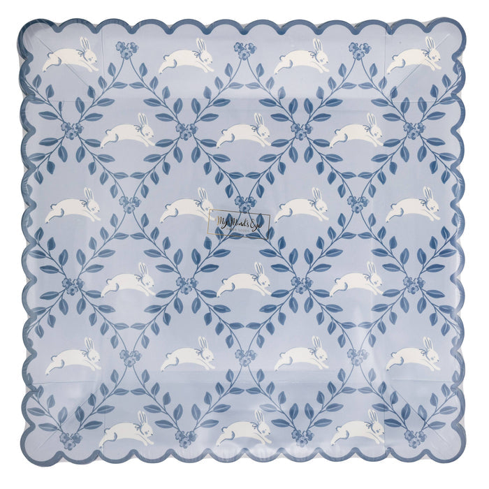 Diamond Bunny Pattern 9" Plate