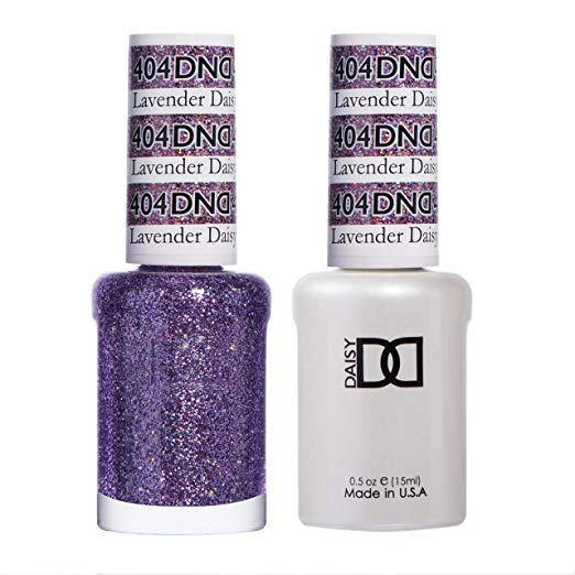 DND Gel Nail Polish Duo 404 - Lavender Daisy Star