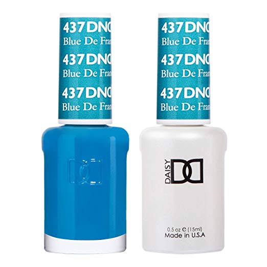 DND Gel Nail Polish Duo 437 - Bleu De France