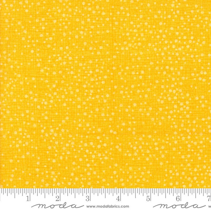 Dotty Thatched Sunshine - Fat Quarter