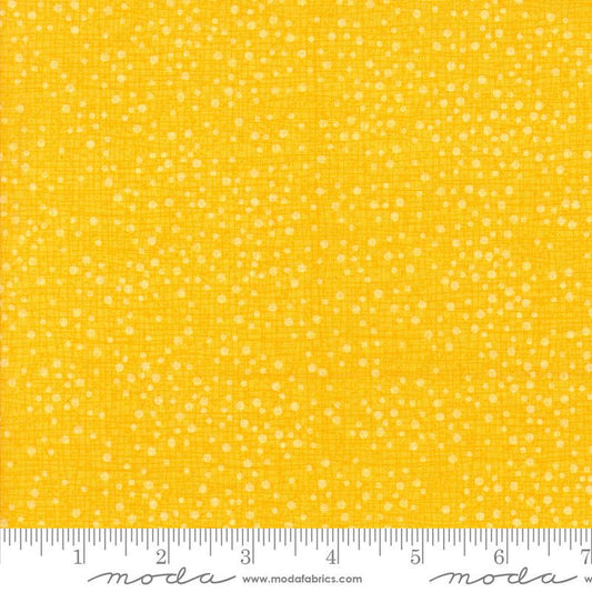 Dotty Thatched Sunshine - Fat Quarter