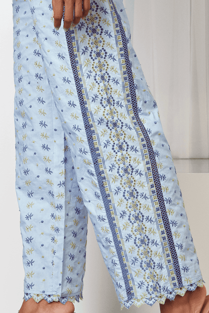 Esmee Supima Cotton Light Blue Co-ord Set