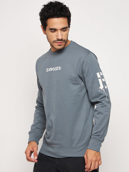 Exposed Neon Grey Sweatshirt