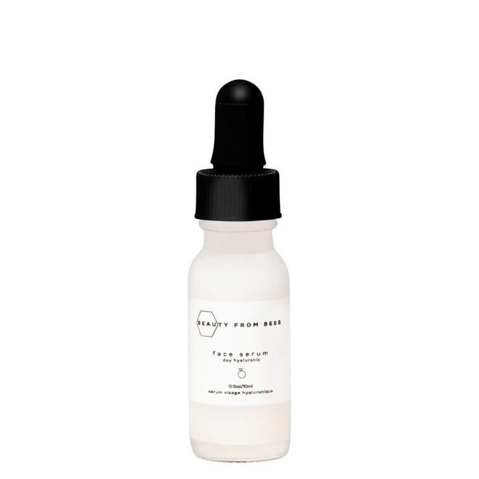 Dropper Bottle of Beauty From Bees Face Serum (Day, Hyaluronic 2%) 15mL