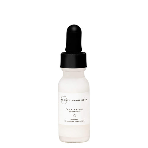 Dropper Bottle of Beauty From Bees Face Serum (Day, Hyaluronic 2%) 15mL